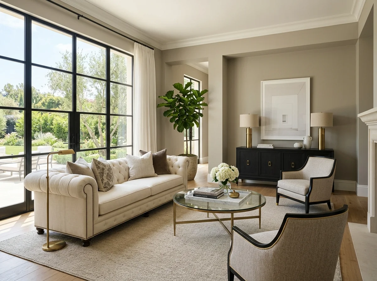 Classic Elegant home staging aesthetic