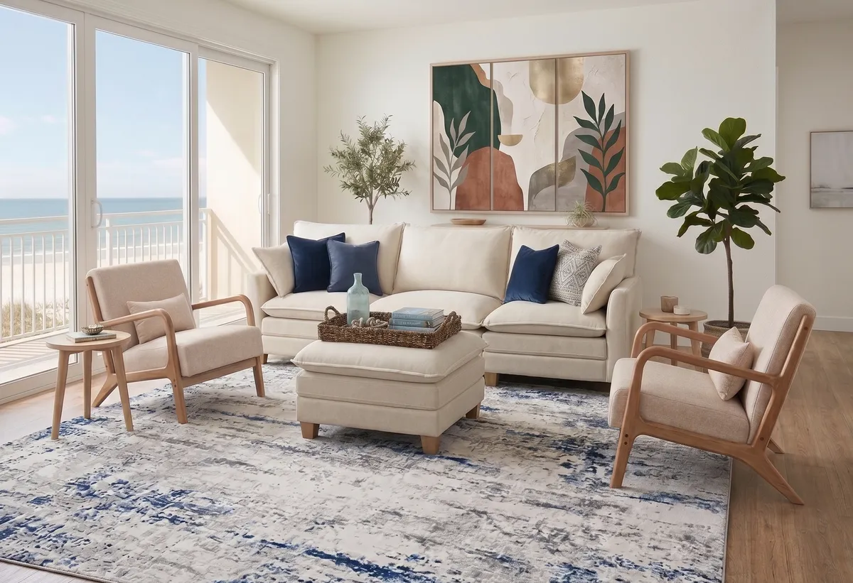 Southern California staged home interior